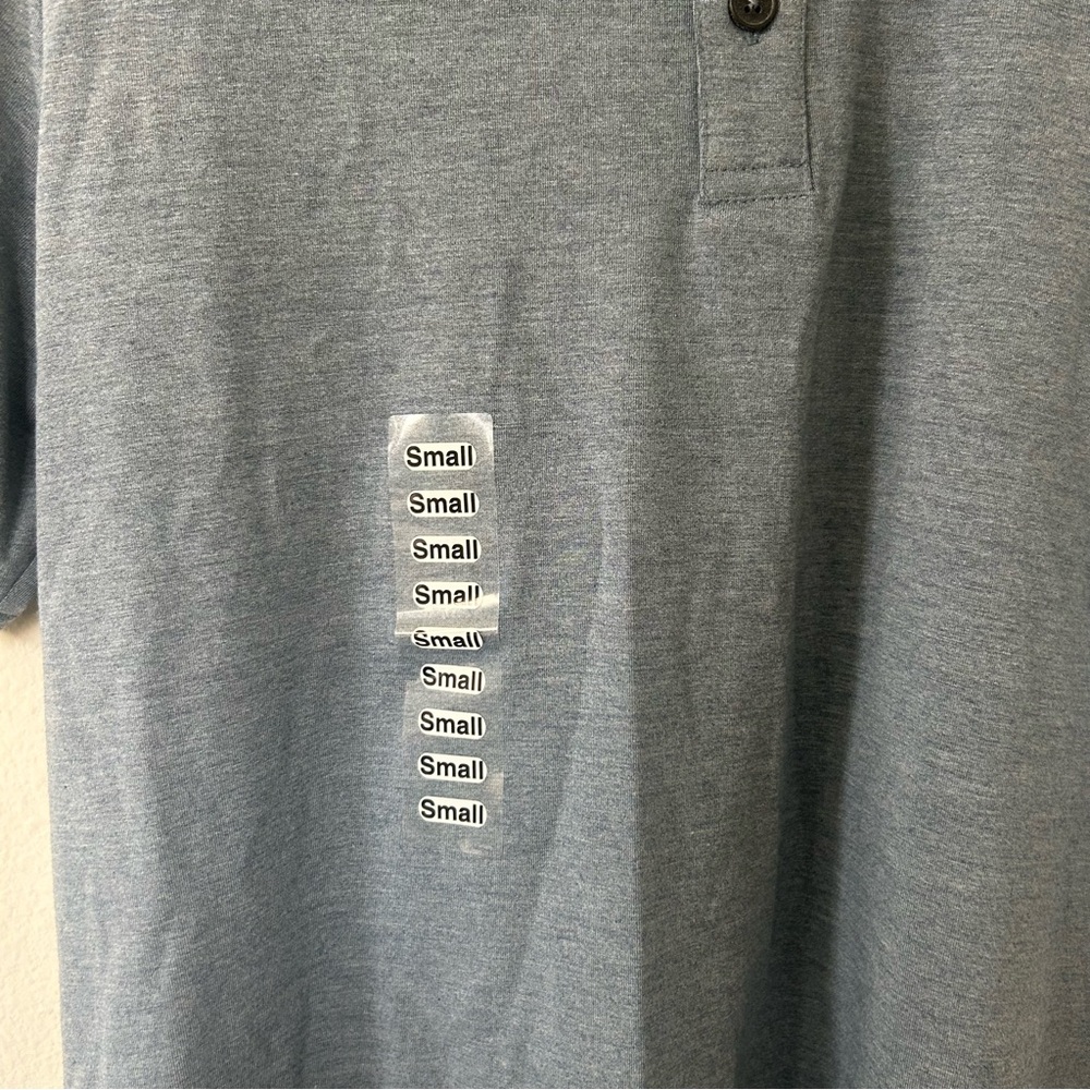 Free Fly Bamboo Flex Polo 2 Mens Small Deep Water Blue Performance NWT - Picture 3 of 6